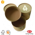 Round cardboard tube candle gift box